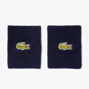 Lacoste ปลอกรัดข้อมือเทนนิสแบบยาว Men's Stretch Jersey Wristbands | Navy Blue ( RL927251166 )