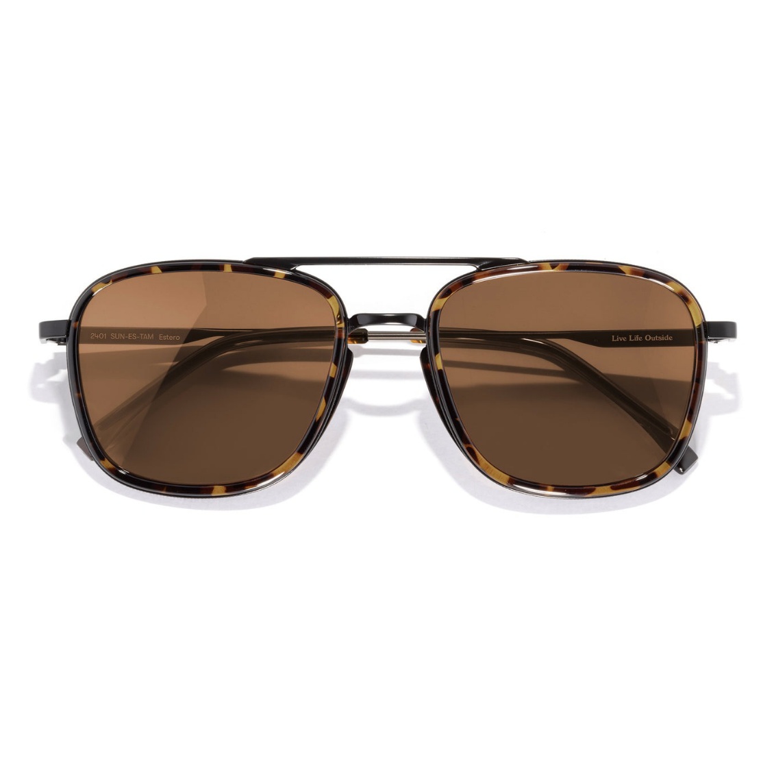 Sunski แว่นกันแดด Estero Sunglasses | Tortoise Amber ( SUNESTAM )