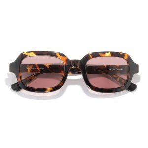 Sunski แว่นกันแดด Lago Sunglasses | Tortoise Rose Lo-Light ( SUNLATRO )