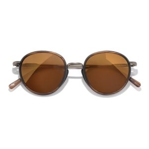 Sunski แว่นกันแดด Baia Sunglasses | Wire Tortoise Bronze ( SUNBAWTB )