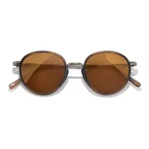 Sunski แว่นกันแดด Baia Sunglasses | Wire Tortoise Bronze ( SUNBAWTB )