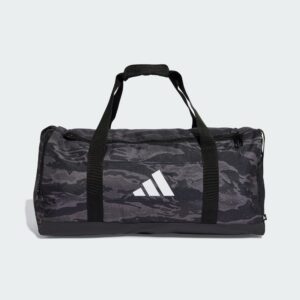 Adidas กระเป๋าเดินทาง Linear Camp Duffel Bag Medium | Grey Five / Grey Six ( JG5869 )