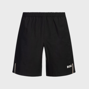 Boss กางเกงเทนนิสผู้ชาย Men's Active tennis shorts | Black ( 50534216-001 )