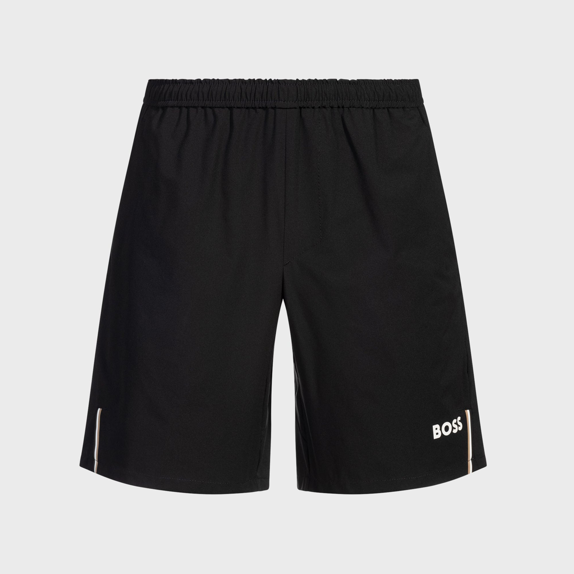 Boss กางเกงเทนนิสผู้ชาย Men's Active tennis shorts | Black ( 50534216-001 )