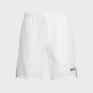 Boss กางเกงเทนนิสผู้ชาย Men's Active Tennis Shorts | White ( 50534216-100 )