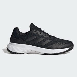 Adidas รองเท้าเทนนิสผู้ชาย Men's Gamecourt 2.0 Tennis Shoes | Black / Core Black / Grey Four ( IG9567 )