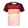 Nike เสื้อเทนนิสผู้ชาย Men's Court DF Advantage Top Print  | Team Red/Washed Coral/White ( FZ9845-677 )