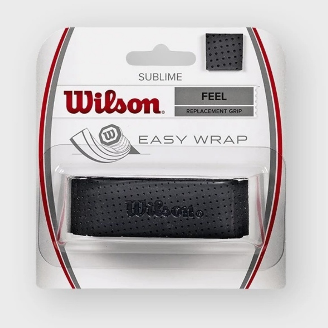 Wilson เทปพันด้าม (ด้านใน) / กริ๊ปพันด้ามไม้เทนนิส Sublime Tennis Replacement Grip | Black ( WRZ4202BK )