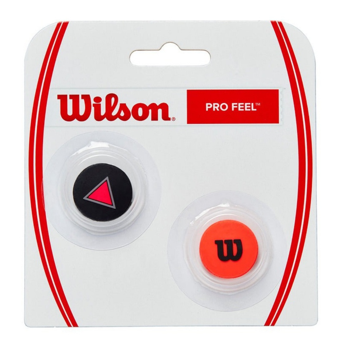Wilson ยางกันสะเทือน Pro Feel Clash Dampener x2 | Black/Red ( WR8405701001 )