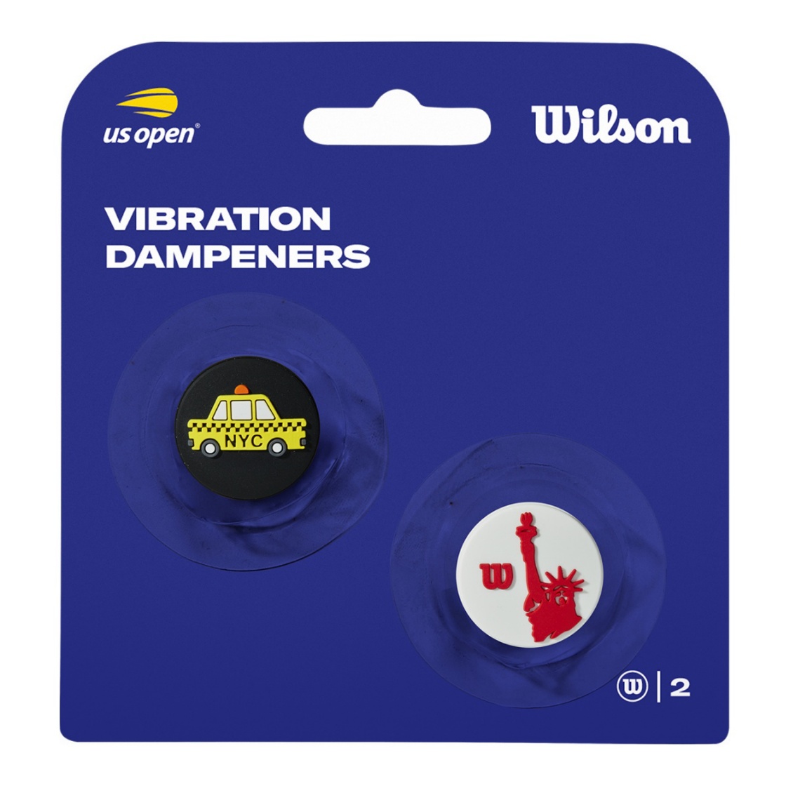 Wilson ยางกันสะเทือน US Open Dampener x2 | Yellow/Red ( WR8412301001 )