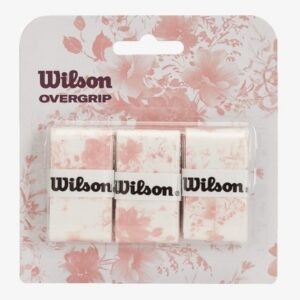 Wilson เทปพันด้าม/กริ๊ปพันด้ามไม้เทนนิส 2024 Flower Overgrip 3 Pack Overgrip Tape Racket Tennis | Pink ( WR8446301001 )