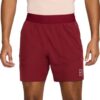 Nike กางเกงเทนนิสผู้ชาย Men's Court Dri-FIT Advantage Short 6’’  | Team Red/White ( FZ6913-677 )