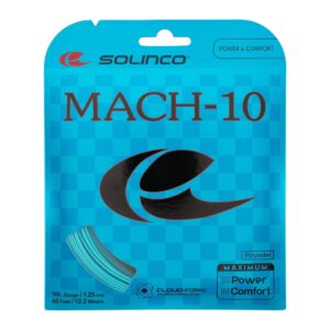Solinco เอ็นไม้เทนนิส Mach-10 16L/1.25mm Tennis String Reel | Light Blue ( 1920599 )