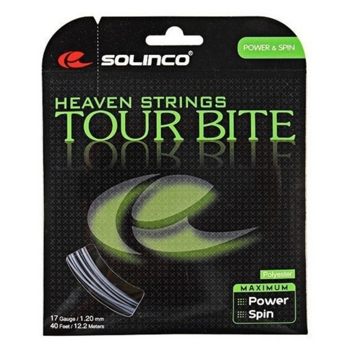 Solinco เอ็นไม้เทนนิส Tour Bite 17/1.20mm Tennis String Reel | Silver ( 1920001 )