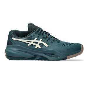 Asics รองเท้าเทนนิสผู้ชาย Gel-Resolution X | Saxon Green/Birch ( 1041A481-300 )