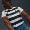 Nike เสื้อเทนนิสผู้ชาย Men's Court Slam Dri-FIT ADV Tennis Top  | Pale Ivory/Black ( FZ6934-110 ) - Image 5