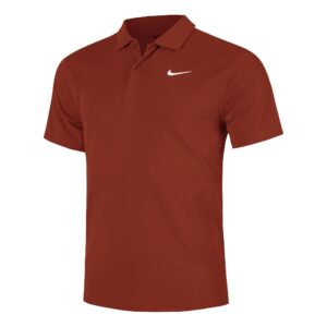Nike เสื้อเทนนิสผู้ชาย Men's Court Dri-FIT Tennis Polo | Mars Stone/White ( DH0857-662 )