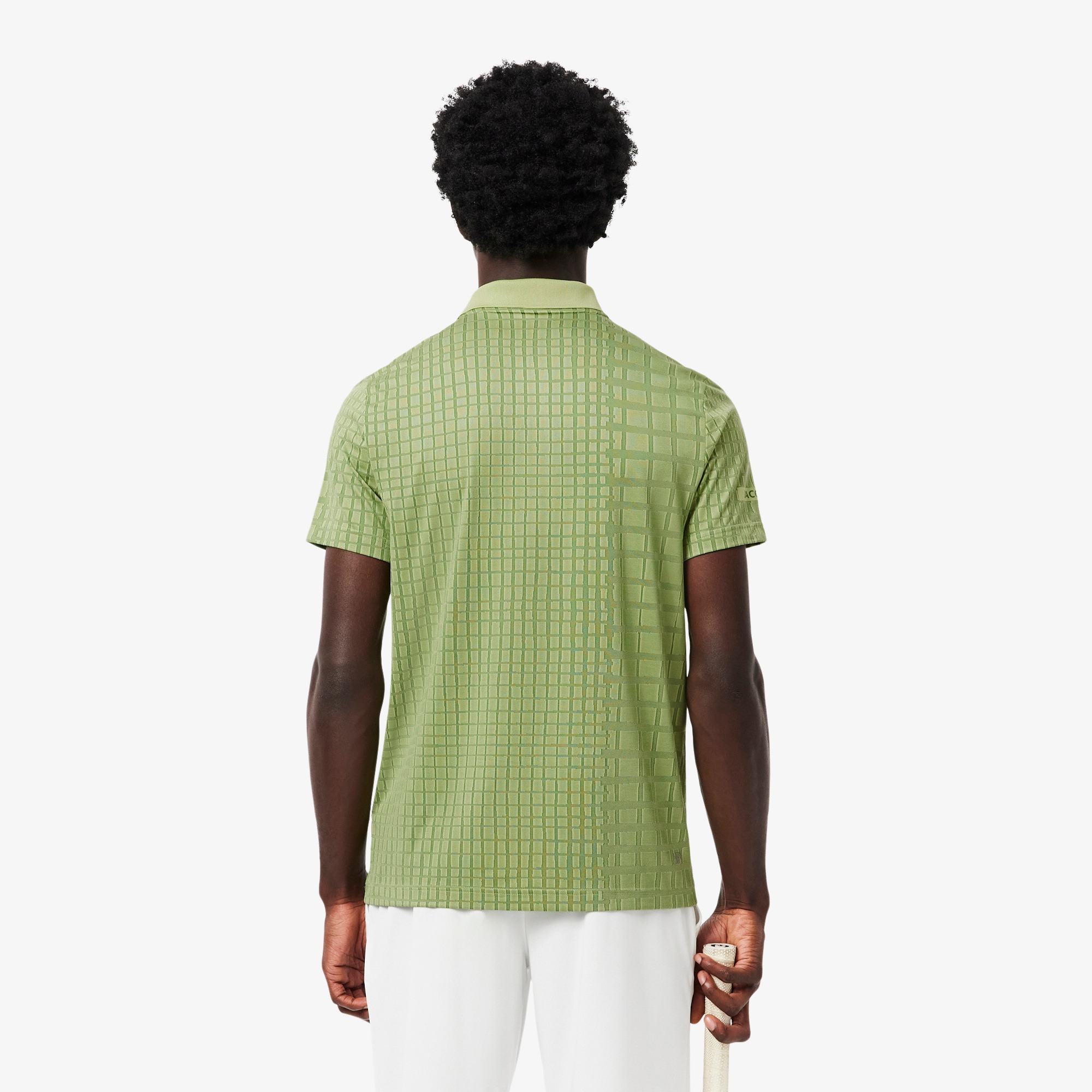 Lacoste เสื้อเทนนิสผู้ชาย Tennis x Daniil Medvedev Polo Shirt | Green ( DH4762006I4 ) - Image 8