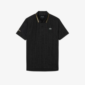 Lacoste เสื้อเทนนิสผู้ชาย Men's Tennis x Novak Djokovic On Court Polo | Black ( DH478951031 )
