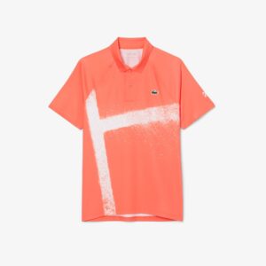 Lacoste เสื้อเทนนิสผู้ชาย Men's Tennis x Novak Djokovic On Court Polo Shirt | Red ( DH8959006PZ )