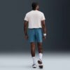 Nike เสื้อเทนนิสผู้ชาย Men's Court Slam Dri-FIT ADV Tennis Top  | Pale Ivory/Black ( FZ6934-110 ) - Image 3