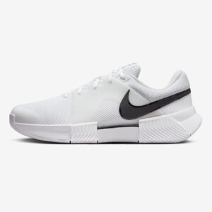 Nike รองเท้าเทนนิสผู้ชาย Zoom GP Challenge 1 HC | White/White/Black ( FB3147-101 )