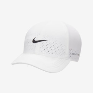 Nike หมวกเทนนิส Dri-FIT ADV Club Tennis Cap | White/Black ( FB5598-100 )