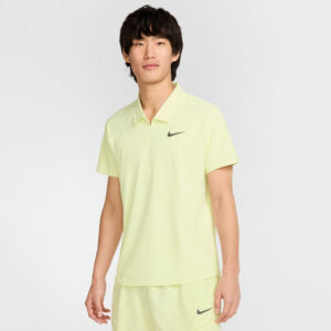 Nike เสื้อเทนนิสผู้ชาย Men's Court Slam | Luminous Green/Medium Ash ( FZ6851-331 )
