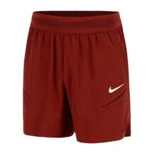 Nike กางเกงเทนนิสผู้ชาย Men's Court Slam Dri-FIT Tennis Shorts | Dark Team Red/White ( FZ6937-619 )