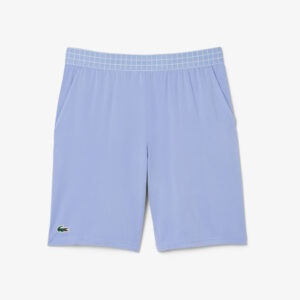 Lacoste กางเกงเทนนิสผู้ชาย Men's Ultra Dry Stretch Tennis Shorts | Purple ( GH4775515QD )