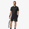 Lacoste กางเกงเทนนิสผู้ชาย Men's Tennis x Novak Djokovic Shorts | Black/Yellow ( GH7413519FI ) - Image 3