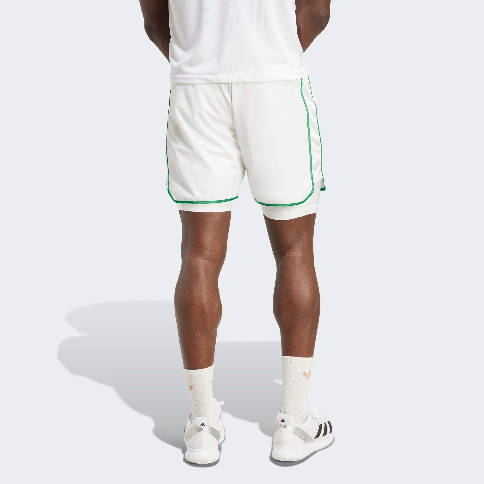 Adidas กางเกงเทนนิสผู้ชาย Men's Tennis Climacool Shorts Set | White ( JN0786 ) - Image 3