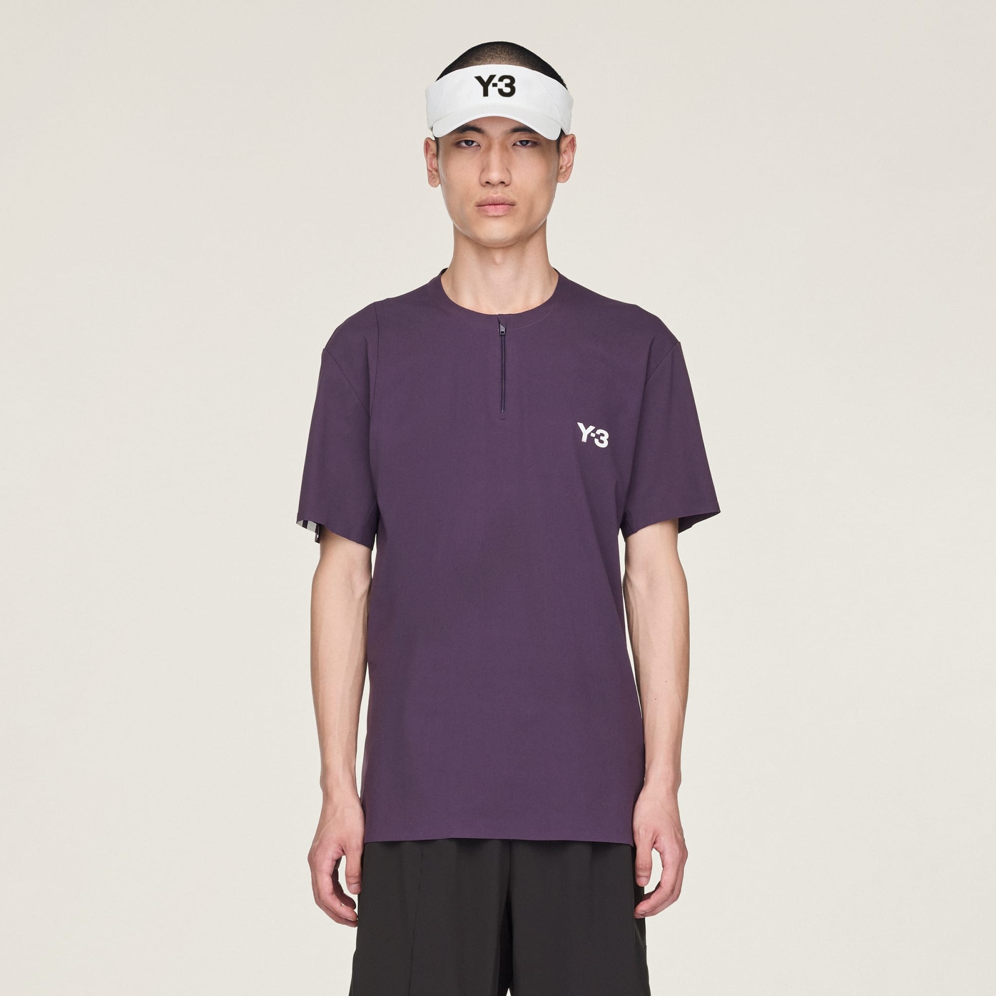 Adidas เสื้อเทนนิสผู้ชาย Men's Y-3 Tennis Pro FreeLift Tops | Aurora Plum ( JN2992 ) - Image 6