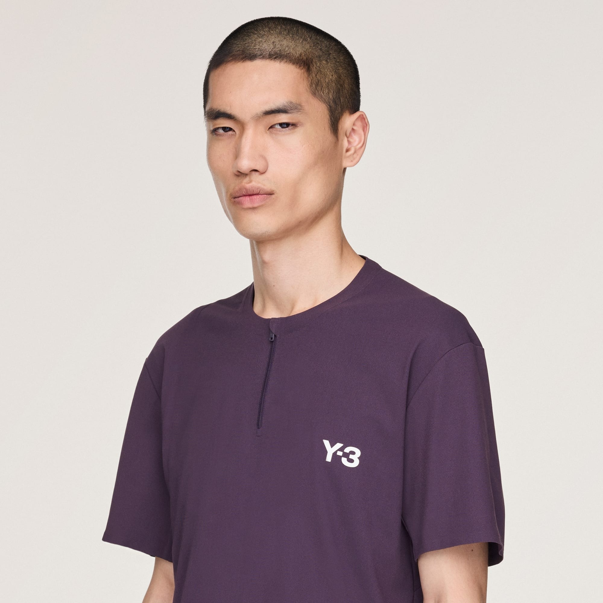 Adidas เสื้อเทนนิสผู้ชาย Men's Y-3 Tennis Pro FreeLift Tops | Aurora Plum ( JN2992 ) - Image 8