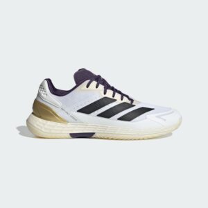 Adidas รองเท้าเทนนิสผู้ชาย Defiant Speed 2 | Cloud White/Core Black/Aurora Plum ( JR2008 )