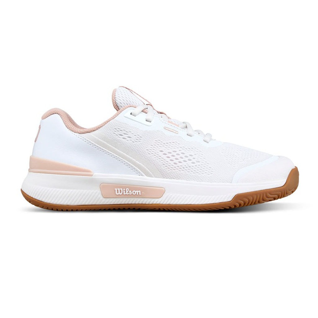 Wilson รองเท้าเทนนิสผู้หญิง Intrigue Pro | White/Cameo Rose/Gum ( WRS338310U )