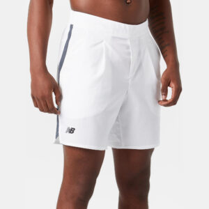 New Balance กางเกงเทนนิสผู้ชาย Men's Tournament Short | White ( MS41401WT )
