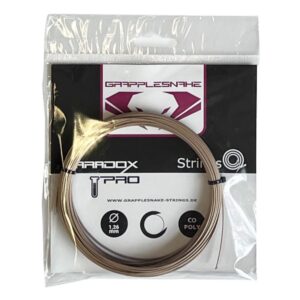 Grapplesnake เอ็นไม้เทนนิส Paradox Pro 1.26mm Tennis String Pack | Gold ( PARADOXPRO )