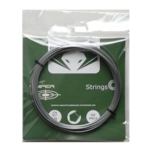 Grapplesnake เอ็นไม้เทนนิส Tour Sniper 1.25mm/1.30mm Tennis String Pack | Grey / Silver ( TOURSNIPER )