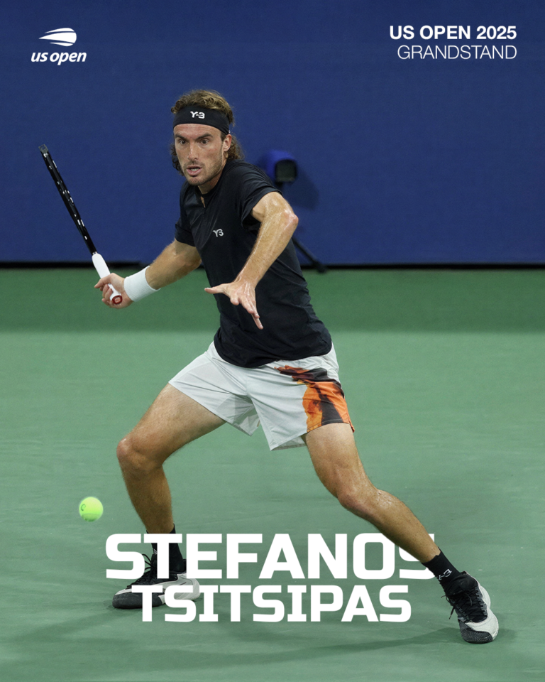 Stefanos tsitsipas in Us Open 2025
