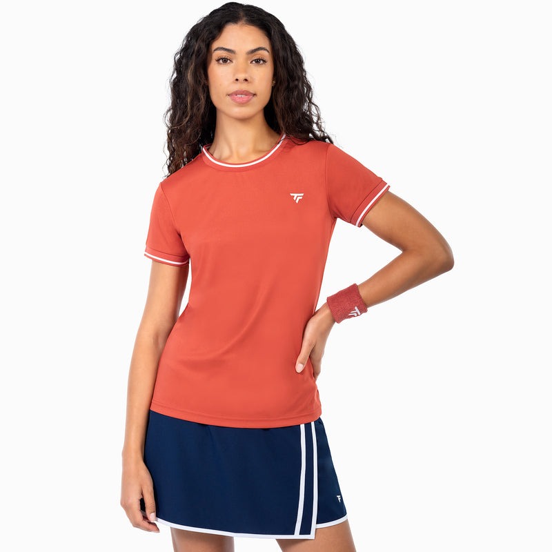 Tecnifibre เสื้อเทนนิสผู้หญิง Tech Tee T-Shirt | Terracotta ( 22WTECTE6 ) - Image 3