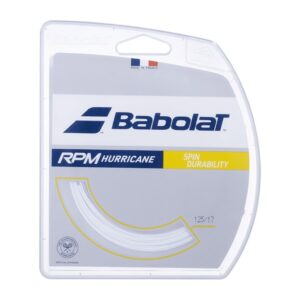 Babolat เอ็นไม้เทนนิส RPM Hurricane 17G/1.25mm Tennis Strings Reel | White ( 24114110117 )