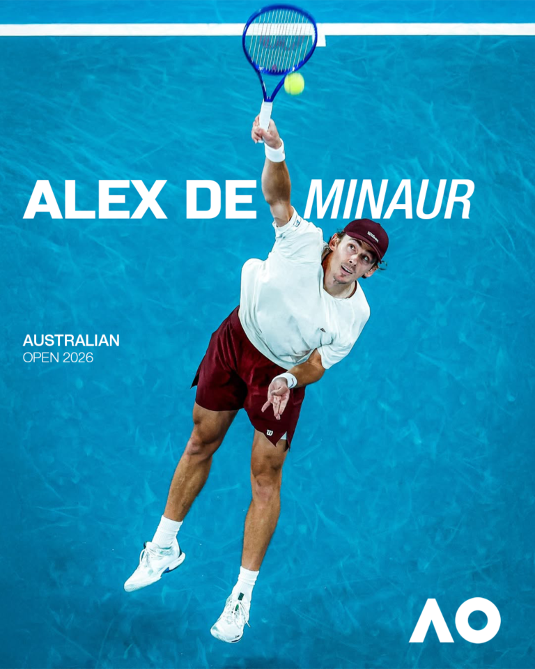 Alex De Minaur in Australian Open 2026