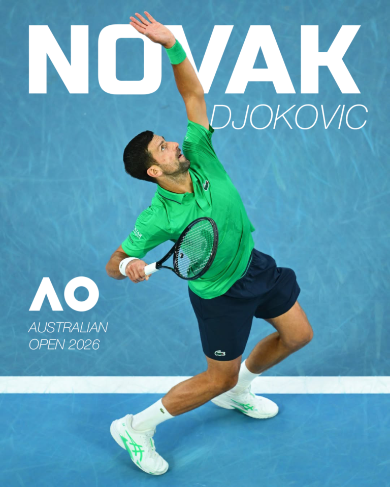 Novak Djokovic in Australian Open 2026