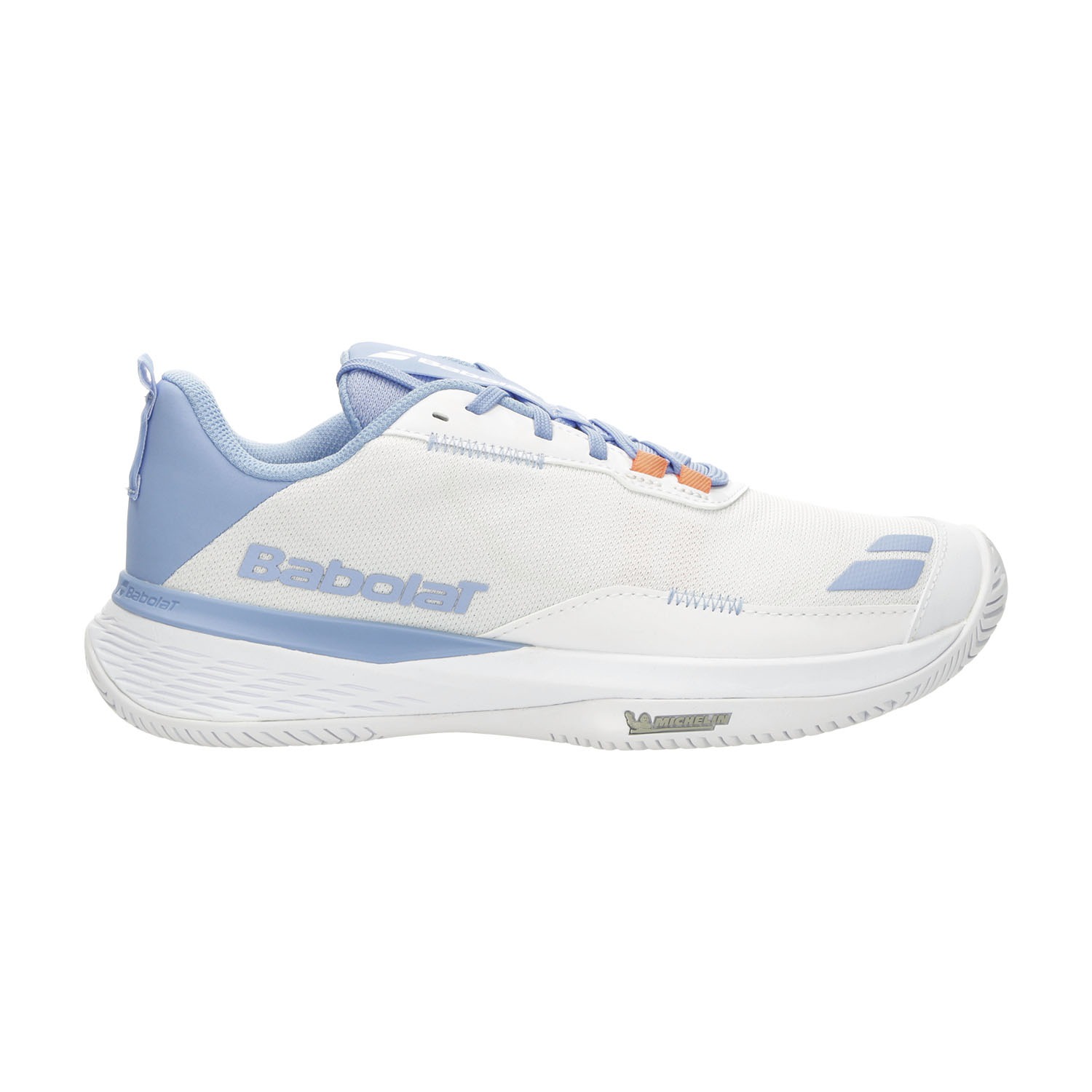 Babolat รองเท้าเทนนิสผู้หญิง SFX Evo All Court Women | White/Forever Blue ( 31S26556A-1112 )