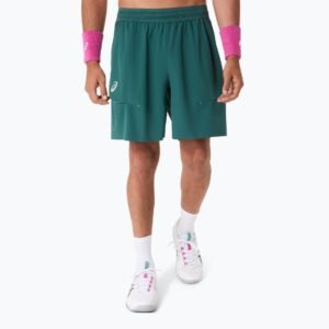 Asics กางเกงเทนนิสผู้ชาย Men’s Match Laser Cut 7In Short | Dark Neptune ( 2041A389-300 )