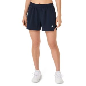 Asics กางเกงเทนนิสผู้หญิง Women’s Court 2-N-1 Short | Midnight ( 2042A375-400 )