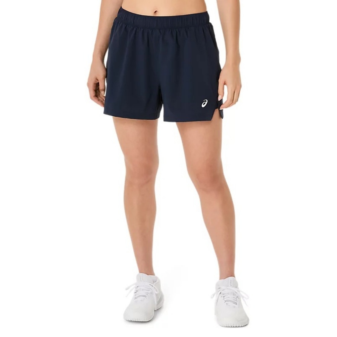 Asics กางเกงเทนนิสผู้หญิง Women’s Court 2-N-1 Short | Midnight ( 2042A375-400 )