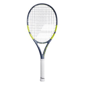 Babolat ไม้เทนนิส Pure Aero Lite Gen 9 2026 Tennis Racket G2 , G3 | Metallic Grey / Fluo Yellow ( 101572 )