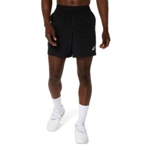 Asics กางเกงเทนนิสผู้ชาย Men’s Court 7In Short | Performance Black ( 2041A344-001 )